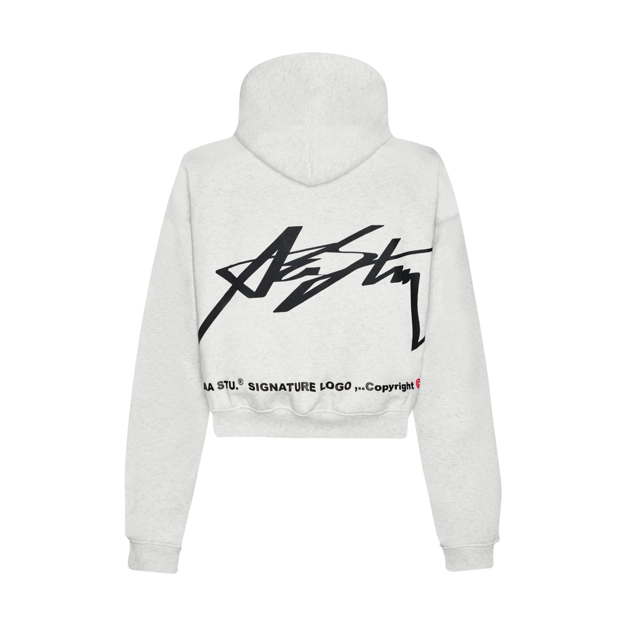  AA SIGNATURE LOGO HOODIE V1 // GREY 