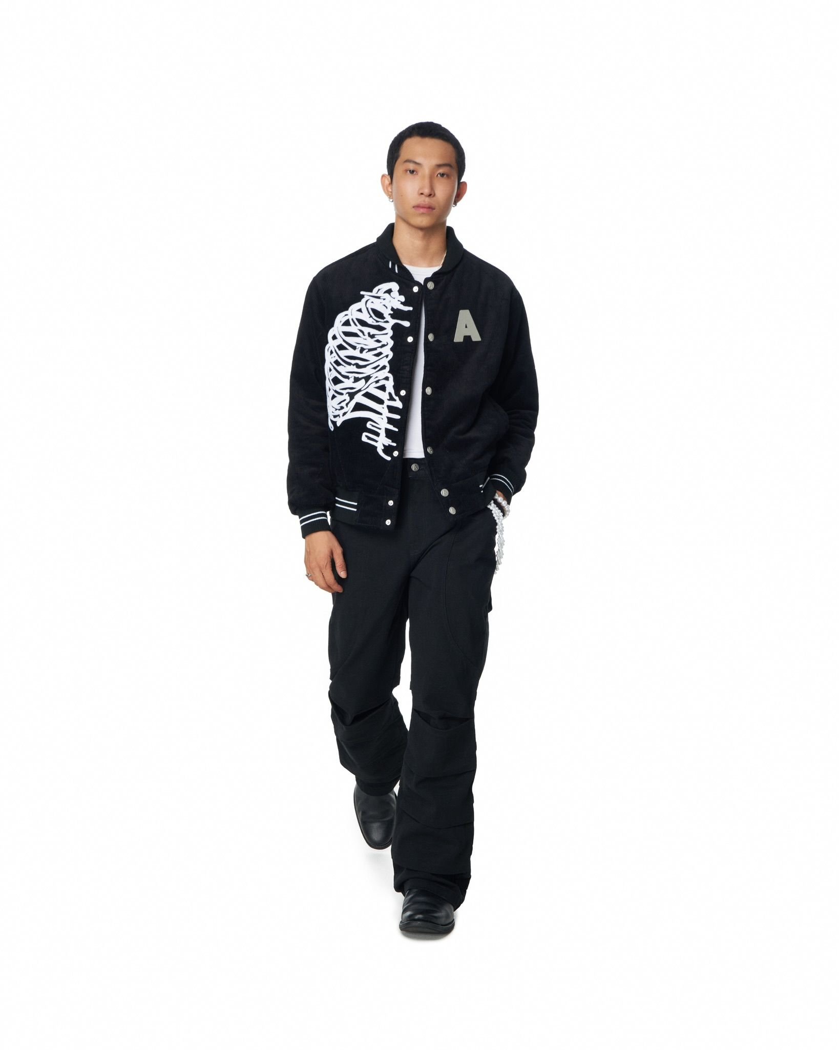  AA SKELETON JACKET // BLACK 