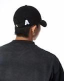  SIGNATURE LOGO WASHED CAP // BLACK 