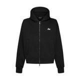  AA RACING LOGO HOODIE ZIP // BLACK 