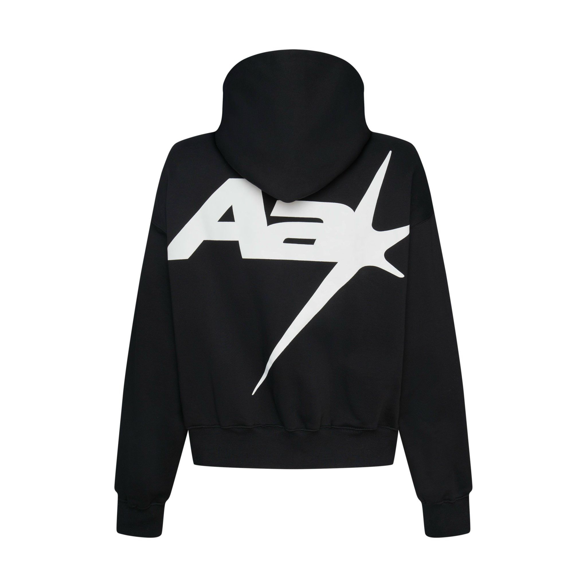 AA RACING LOGO HOODIE ZIP BLACK