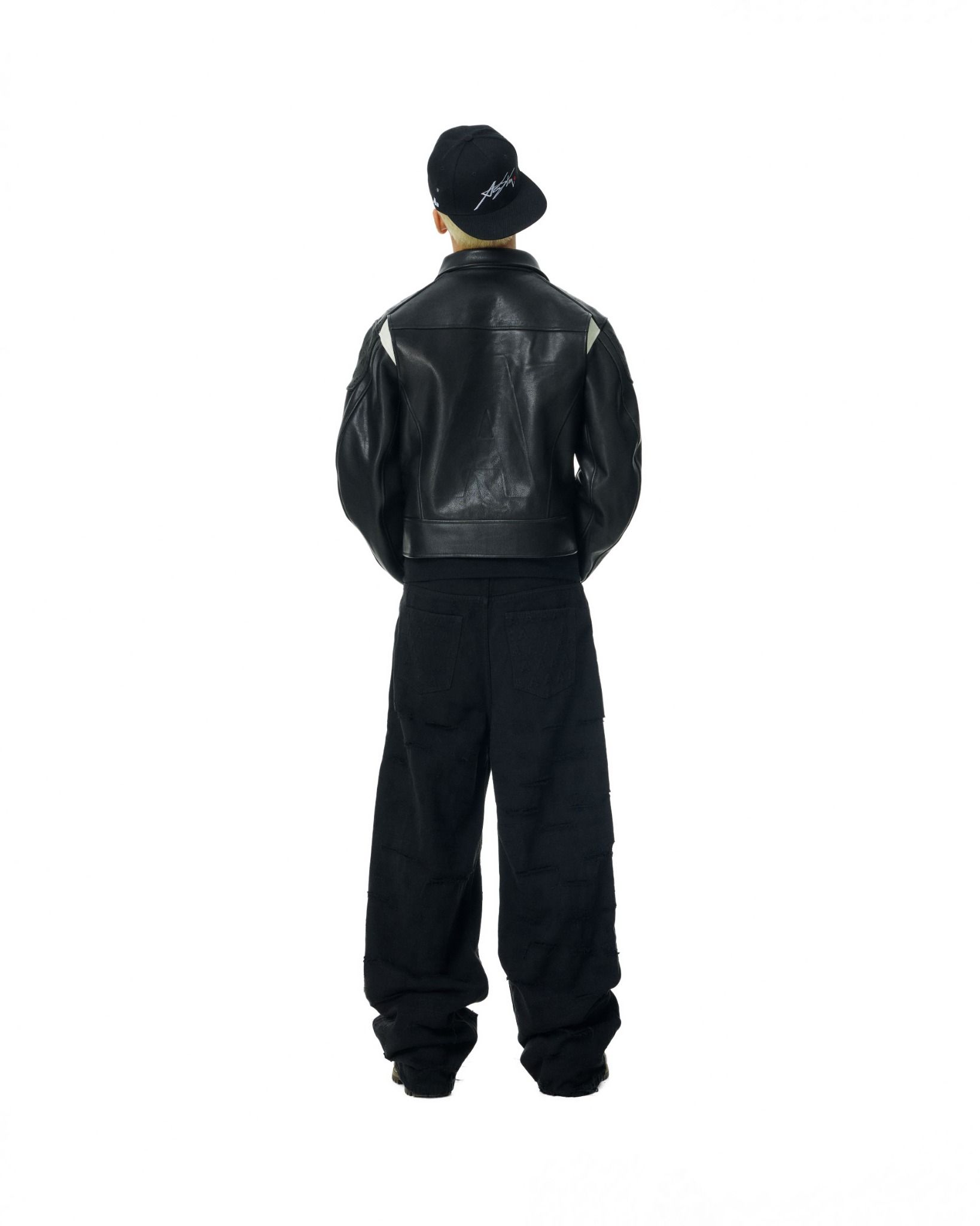  AA SIGNATURE LOGO FITTED // BLACK 