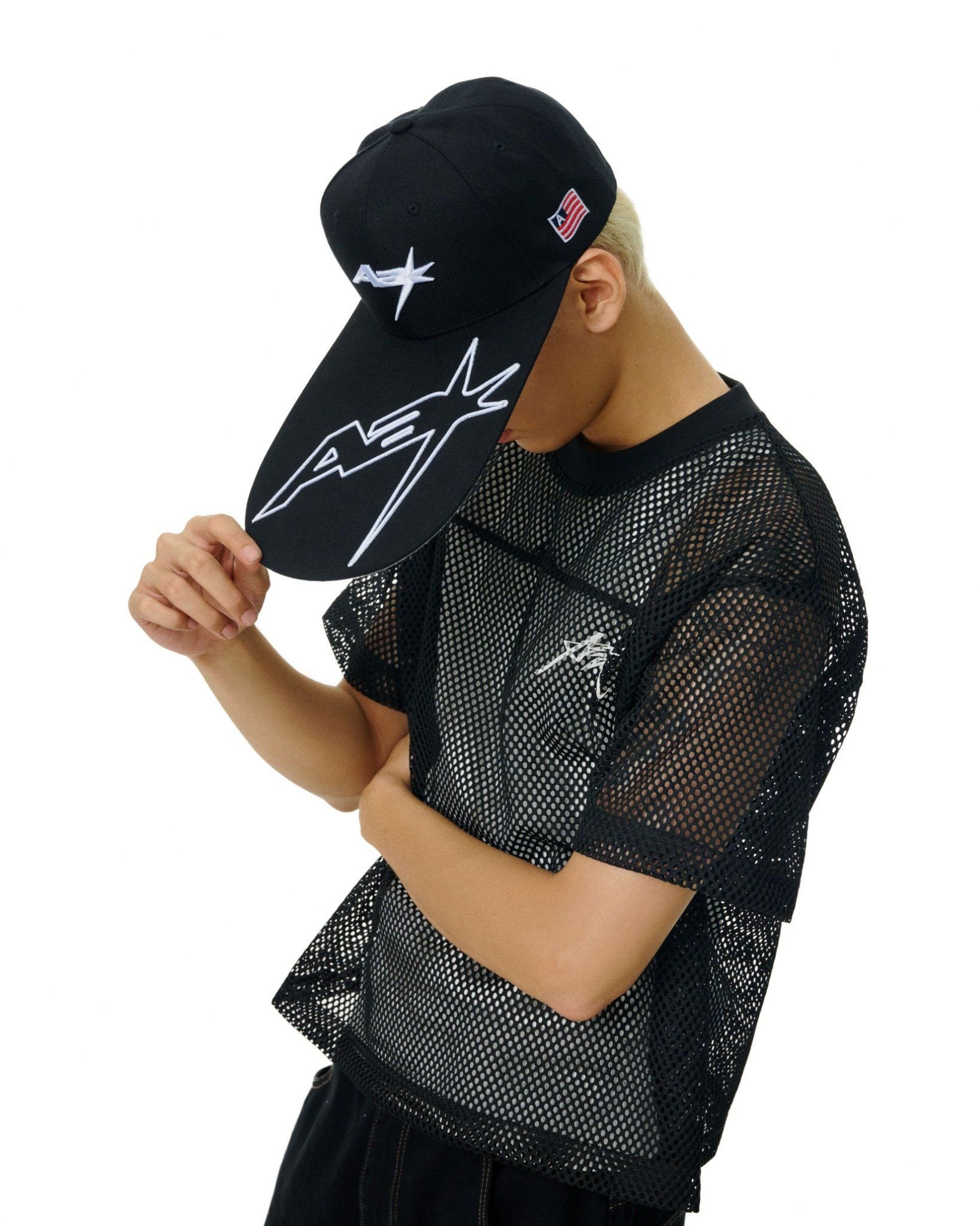  AA RACING VISOR CAP // BLACK 