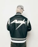 AA RACING VARSITY JACKET // BLACK 