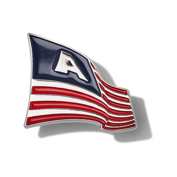  AA FLAG PIN // SILVER 