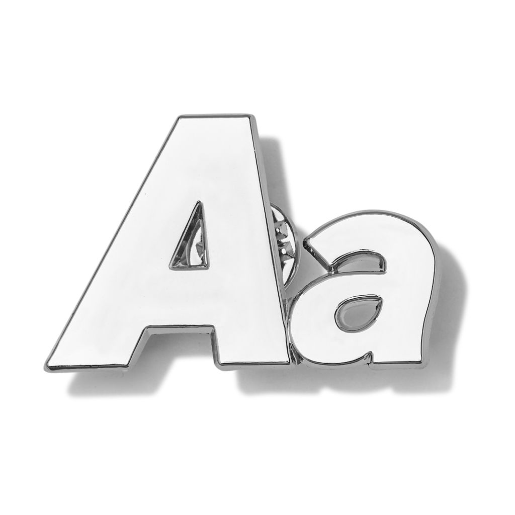  AA BASIC PIN // SILVER 