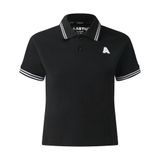  THE A POLO // BLACK 