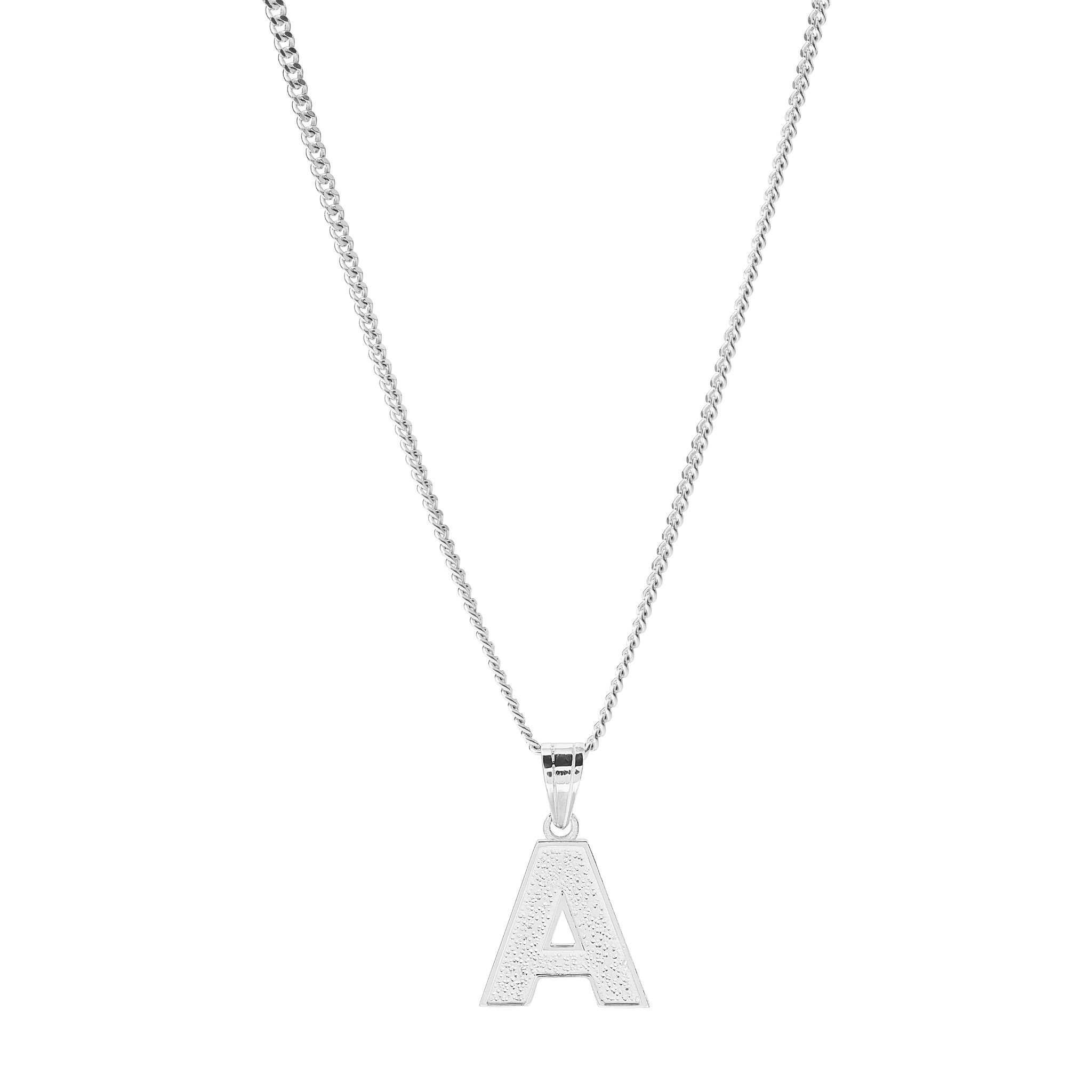  AA ”A” PENDANT // SILVER 