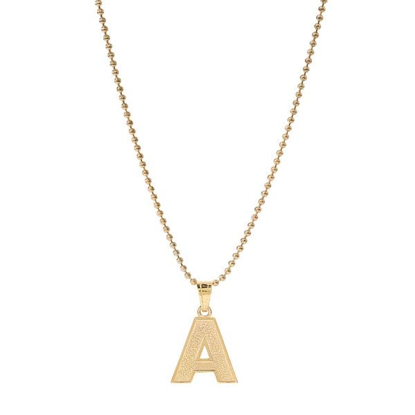  AA ”A” PENDANT // GOLD 