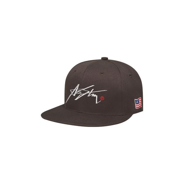  AA SIGNATURE LOGO FITTED // BROWN 