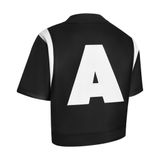  AA LEATHER JERSEY // BLACK 