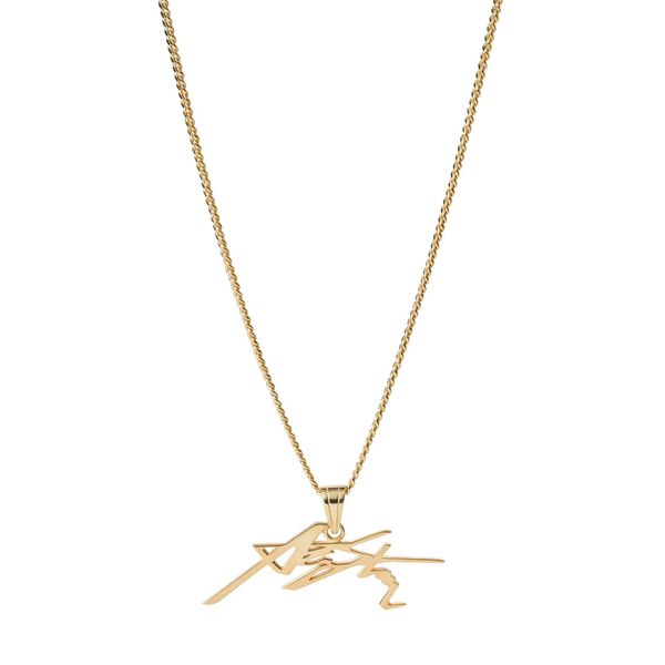  AA SIGNATURE PENDANT // GOLD 