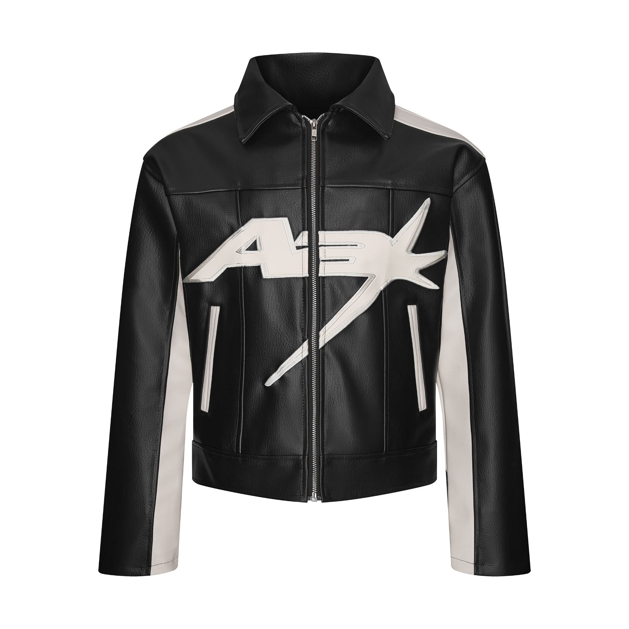  AA STU. ® - RANGER LEATHER CROP JACKET V2 - BLACK 