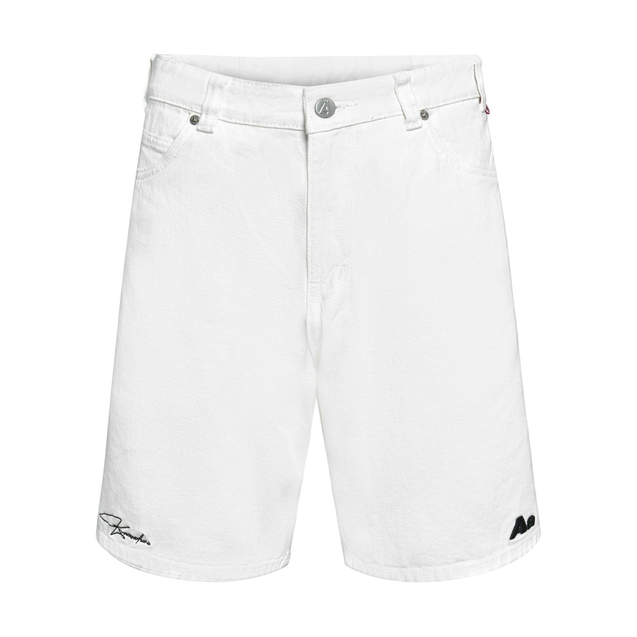 AA x KNOWWHERE SHORT JEANS // WHITE AA STU.