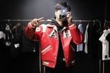  AA x HP LEATHER VARSITY // RED 