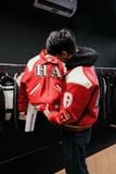  AA x HP LEATHER VARSITY // RED 