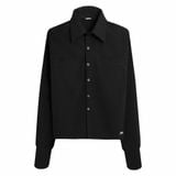  AA SIGNATURE LOGO LONGSHIRT // BLACK 