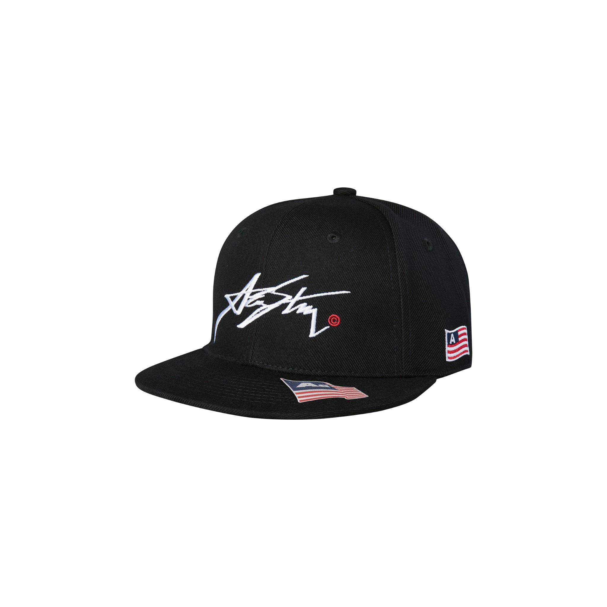  AA SIGNATURE LOGO FITTED // BLACK 
