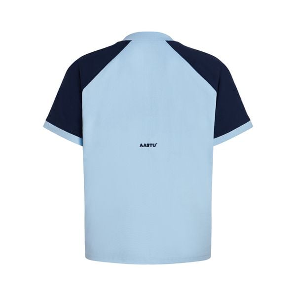  AA ELIP LOGO RAGLAN TEE - NAVY // BABY TEE 