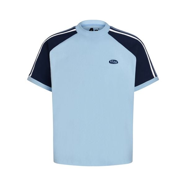  AA ELIP LOGO RAGLAN TEE - NAVY // BABY TEE 