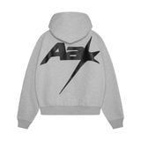 【AASTU】CLASSIC LOGO HOODIE ZIP CLASSIC LOGO HOODIE ZIP // GREY – AA STU.
