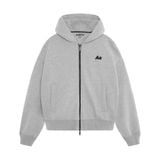 AA RACING LOGO HOODIE ZIP // GRAY – AASTU®