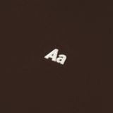  AA RACING LOGO TEE // BROWN 