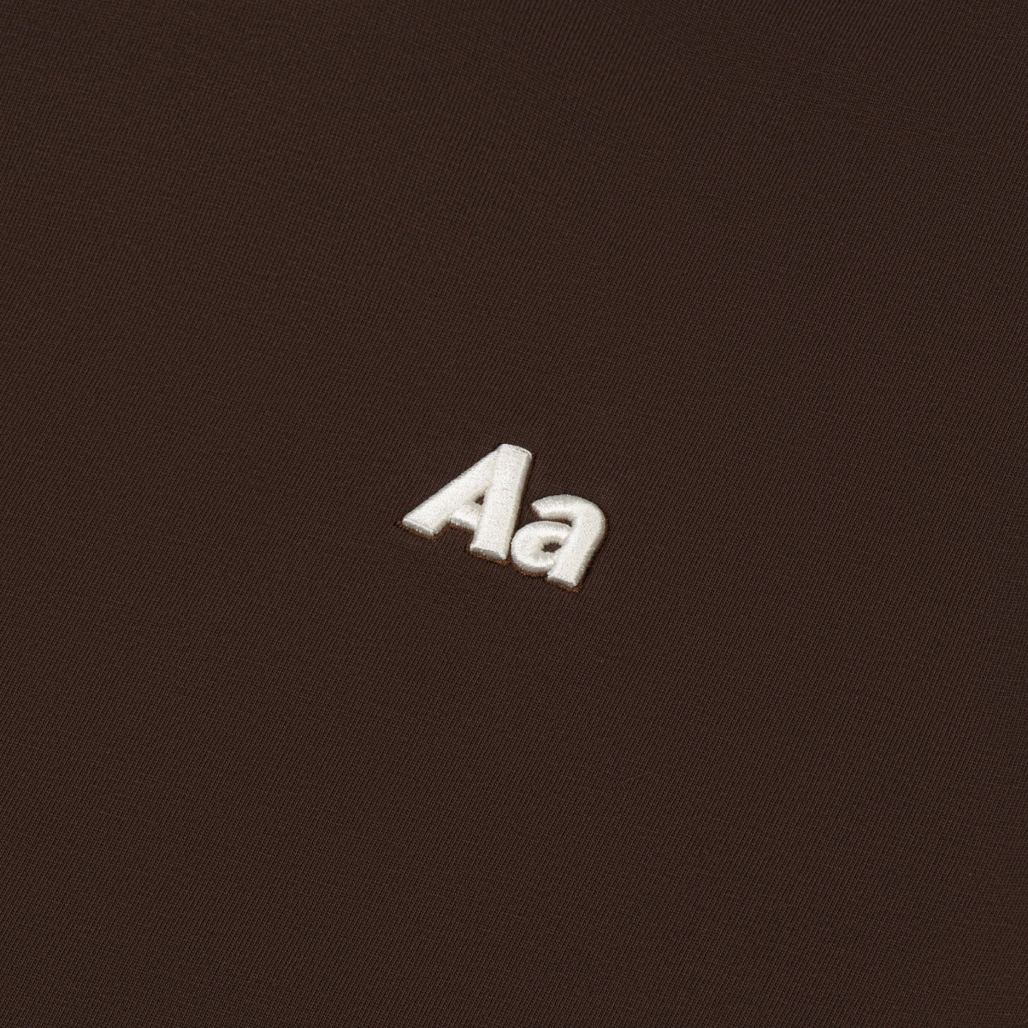 AA RACING LOGO TEE // BROWN 