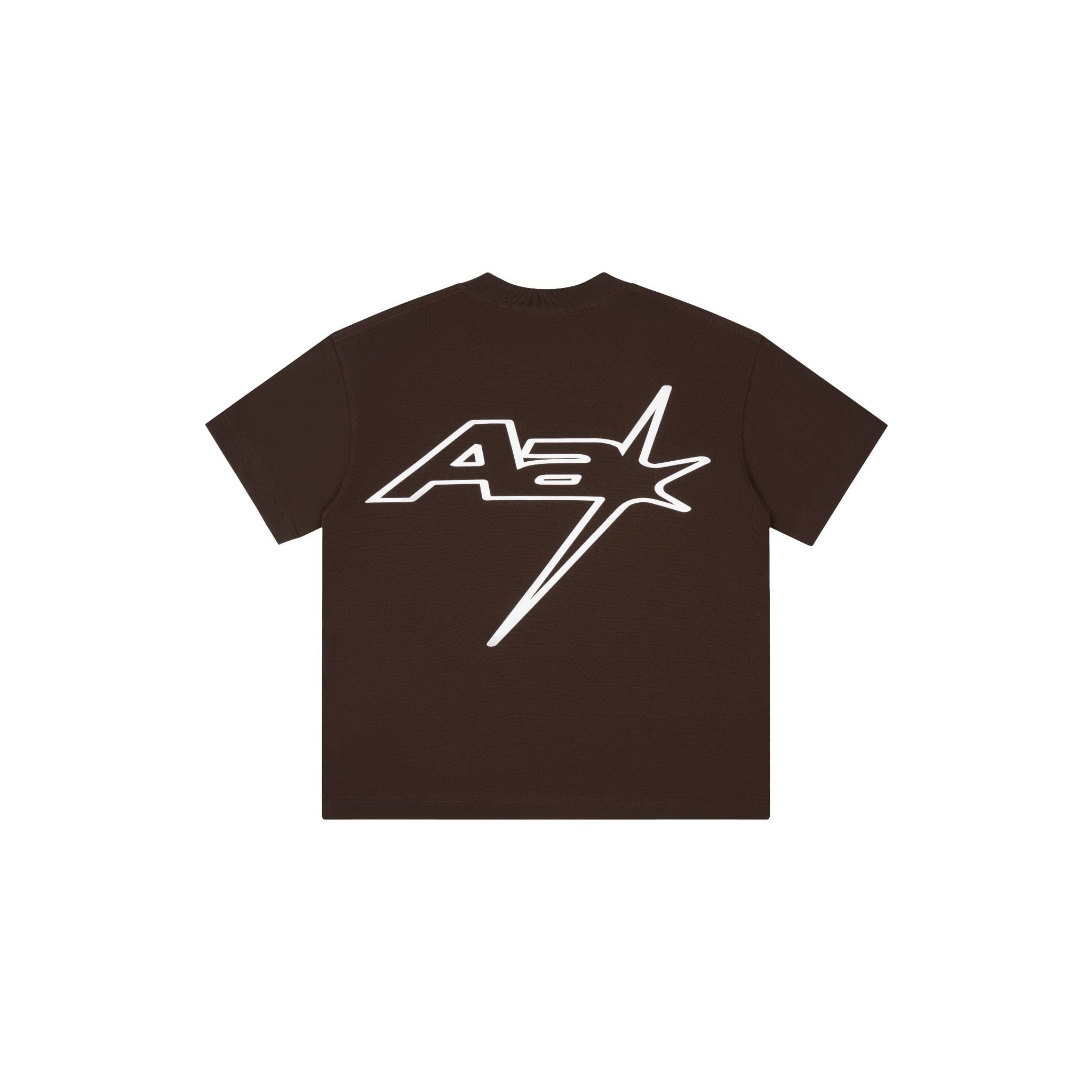  AA RACING LOGO TEE // BROWN 
