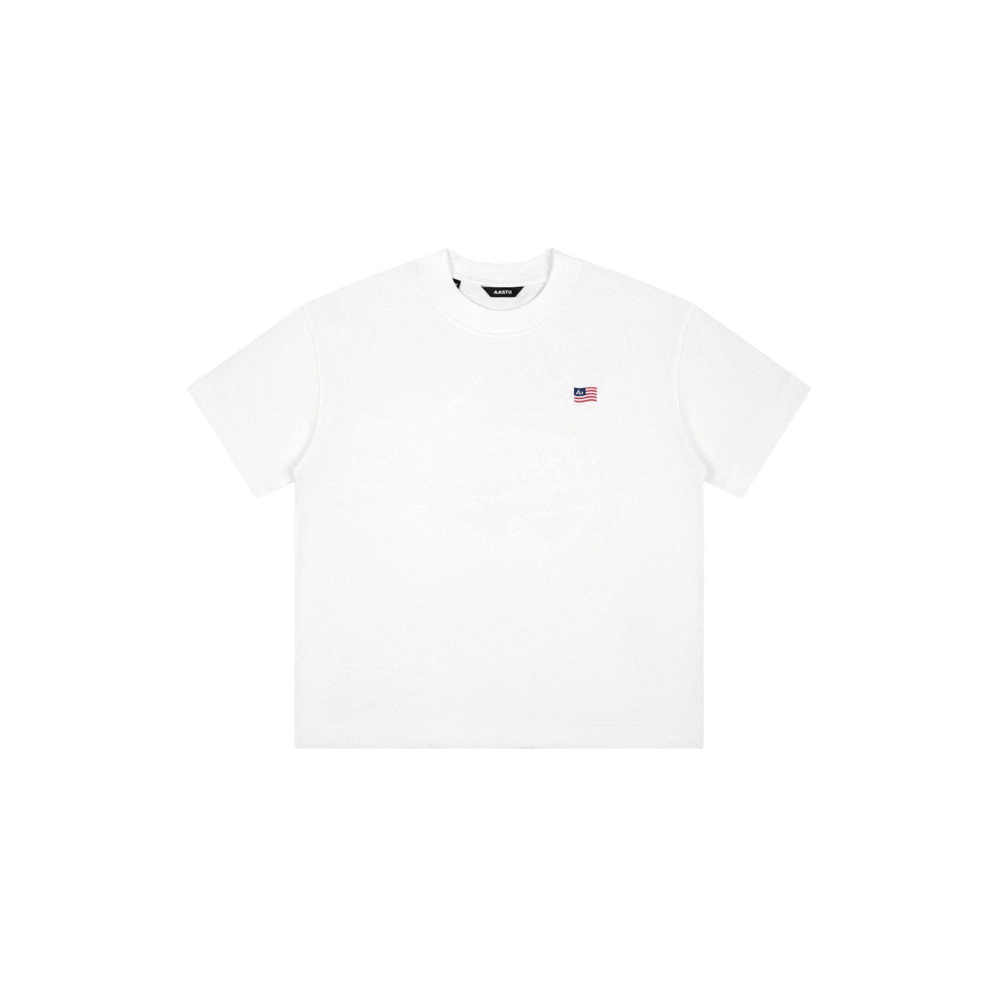 AA FLAG LOGO TEE // WHITE – AASTU®