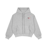 AA FLAG LOGO HOODIE  // GREY 