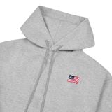  AA FLAG LOGO HOODIE  // GREY 