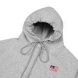  AA FLAG LOGO HOODIE  // GREY 