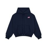  AA FLAG LOGO HOODIE  // NAVY 
