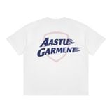  AA FIRE GARMENT LOGO TEE // WHITE 