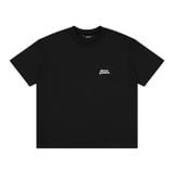  AA FIRE GARMENT LOGO TEE // BLACK 