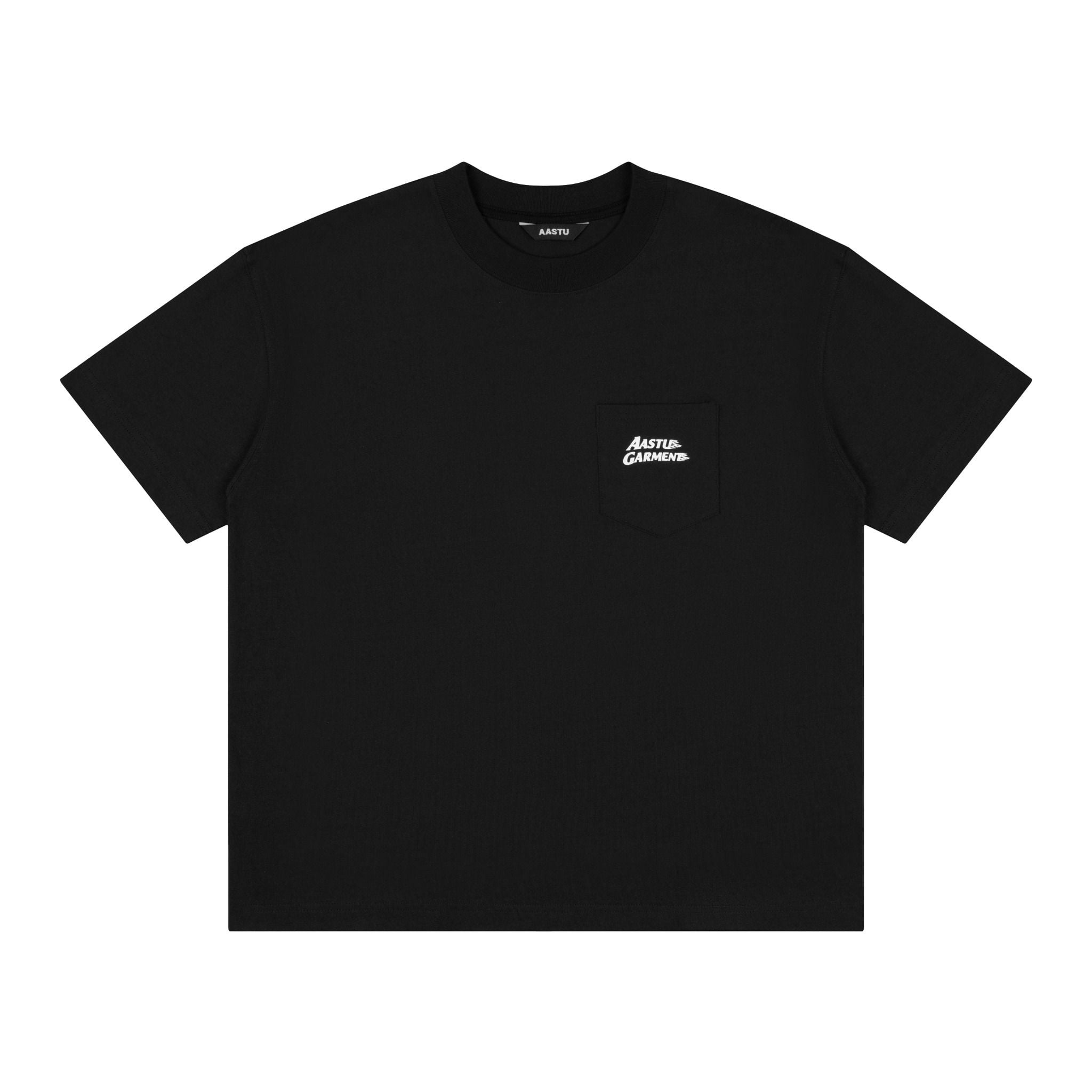  AA FIRE GARMENT LOGO TEE // BLACK 