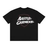  AA FIRE GARMENT LOGO TEE // BLACK 