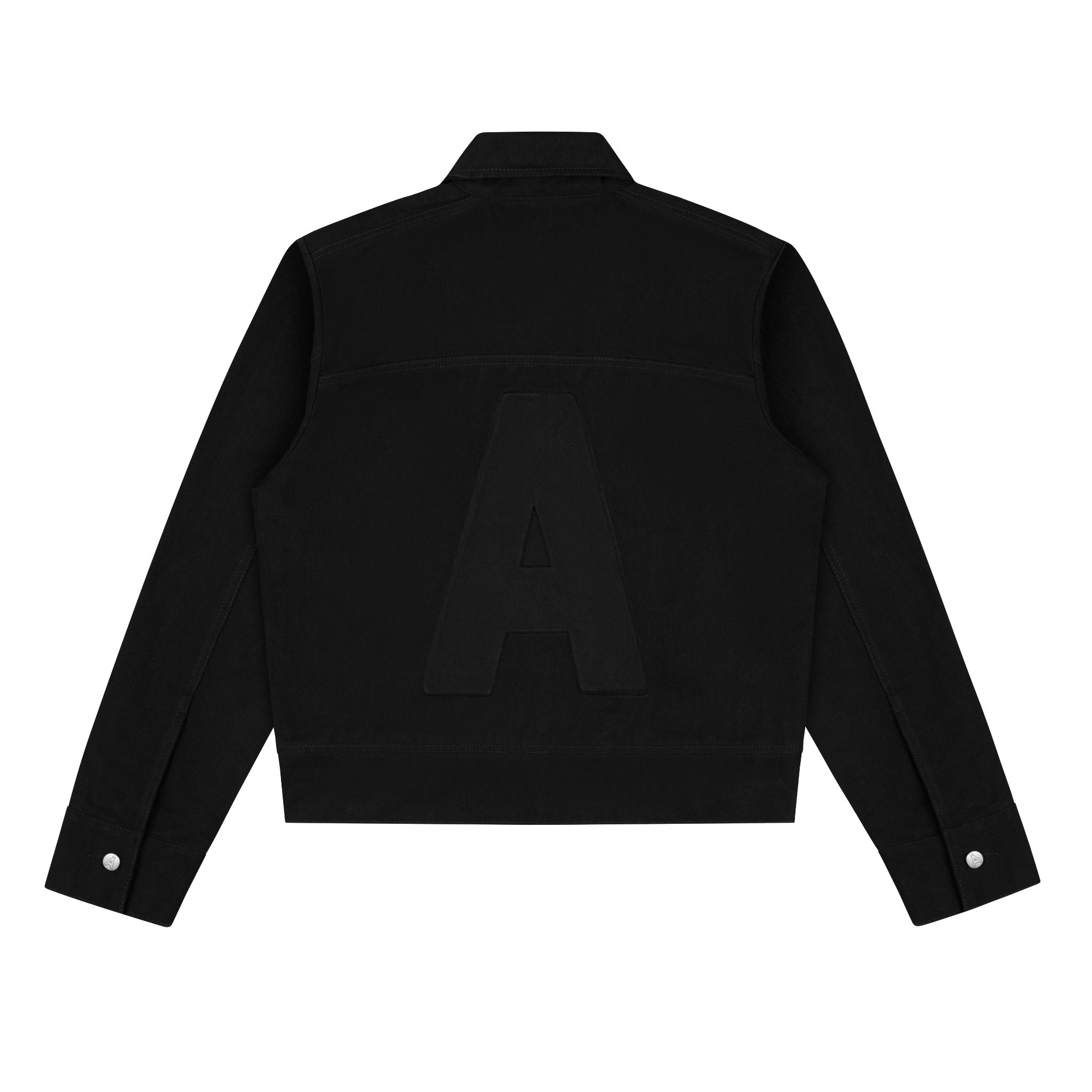  WASH DENIM TYPE JACKET // BLACK 