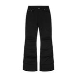  AA FLARE RAW DENIM PANTS  // BLACK 