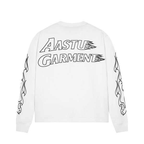  AA FIRE GARMENT LONG SLEEVE // WHITE 