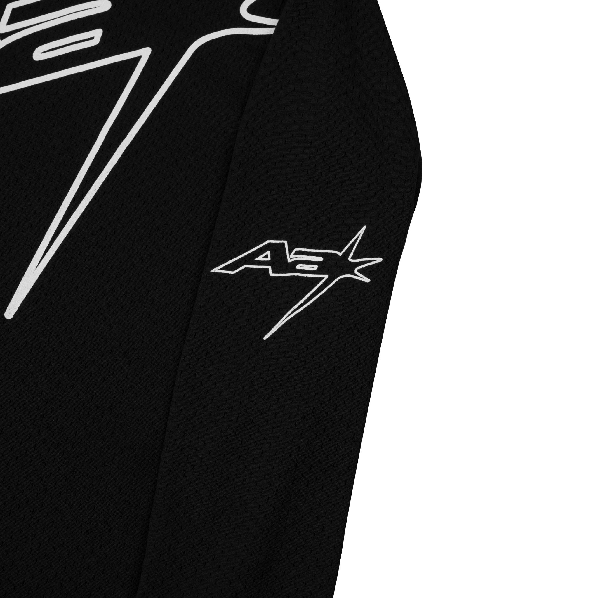 【AASTU】AA LONG SLEEVE MESH RACING AA LONG SLEEVE MESH RACING // BLACK – AASTU®