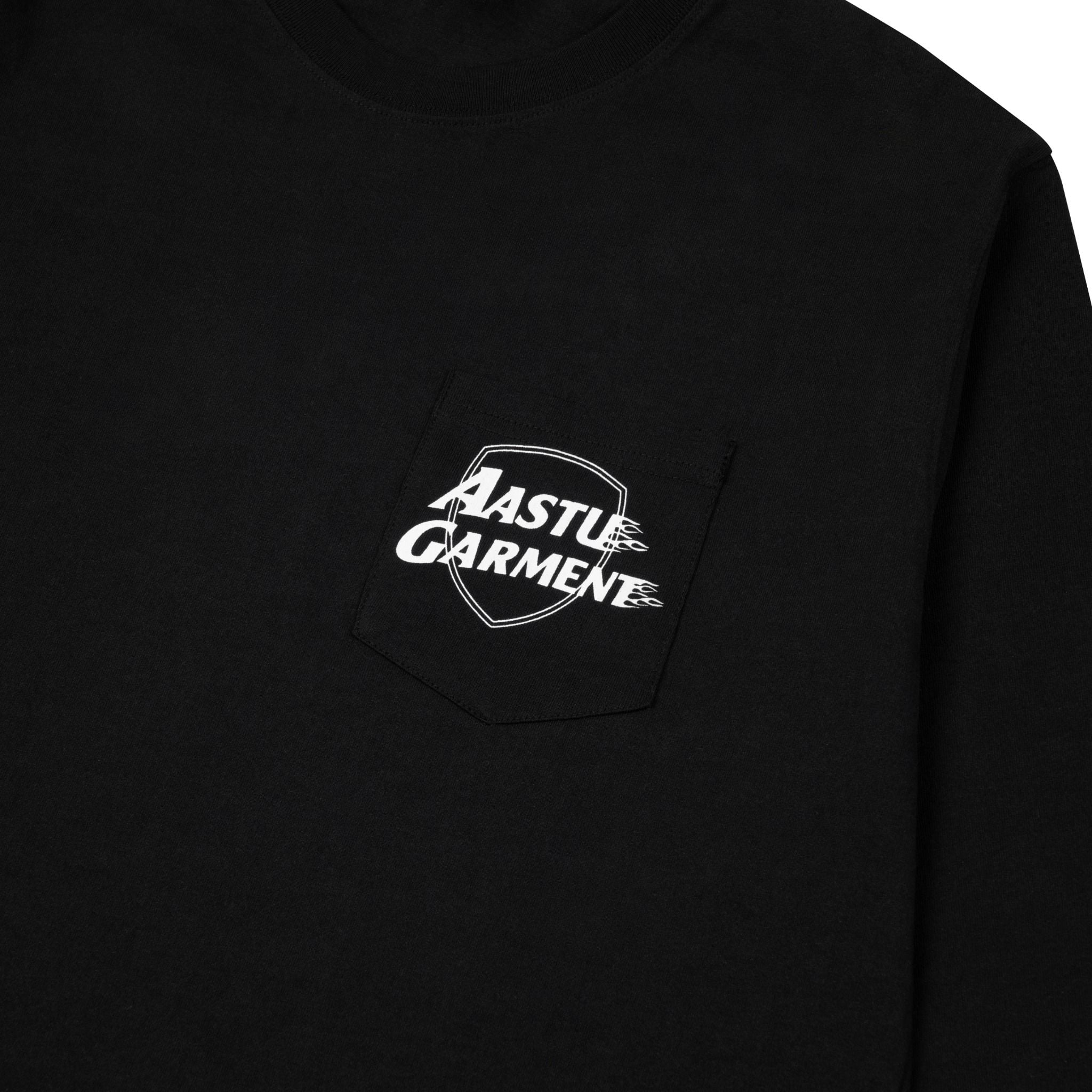  AA FIRE GARMENT LONG SLEEVE // BLACK 