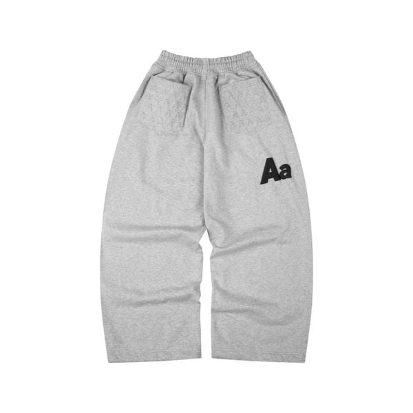  AA ICON BLACK SWEATPANTS // GREY 