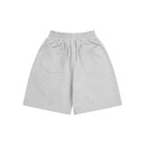  AA FLAG LOGO SWEAT SHORTS // GREY 