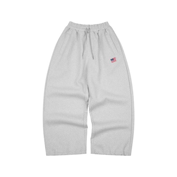  AA FLAG LOGO SWEATPANTS // GREY 