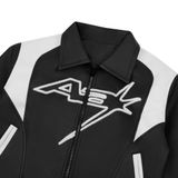  AA STU RACING LEATHER JACKET V3 // BLACK 