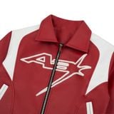  AA STU RACING LEATHER JACKET V3 // RED 