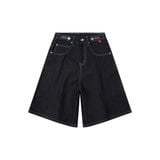  AA SHORT JEAN RAW DENIM  // NAVY 