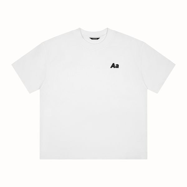 AA RACING LOGO TEE // CREAM WHITE 